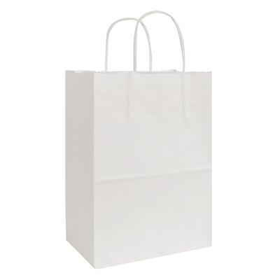 You're going to need to pick up a few small white craft shopping bags